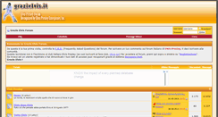 Desktop Screenshot of forum.grazielvis.it